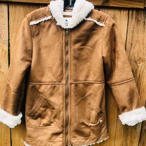 Tan Abercrombie Kids Winter Jacket.